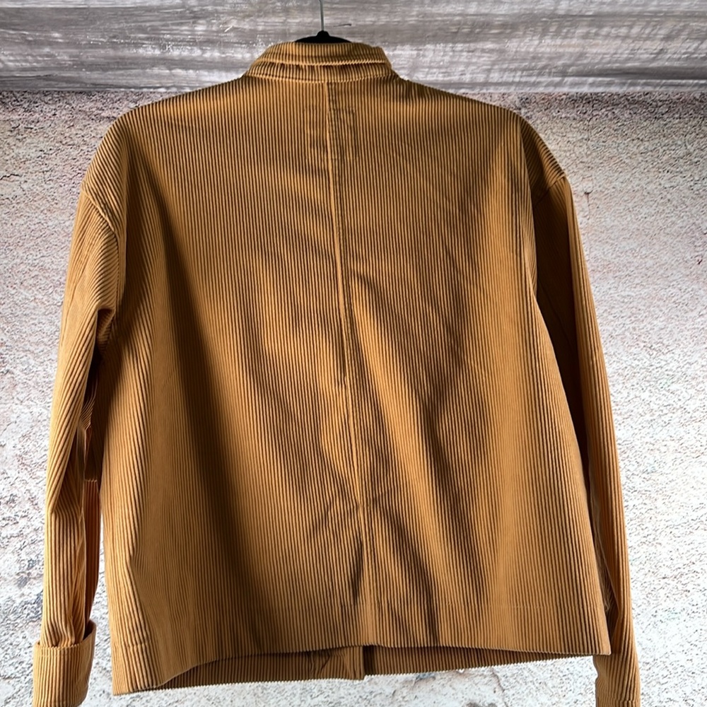 AVEC LES FILLES Women's Cropped Corduroy Shirt Jacket size Small. A587 - Picture 4 of 4
